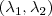(λ1,λ2)